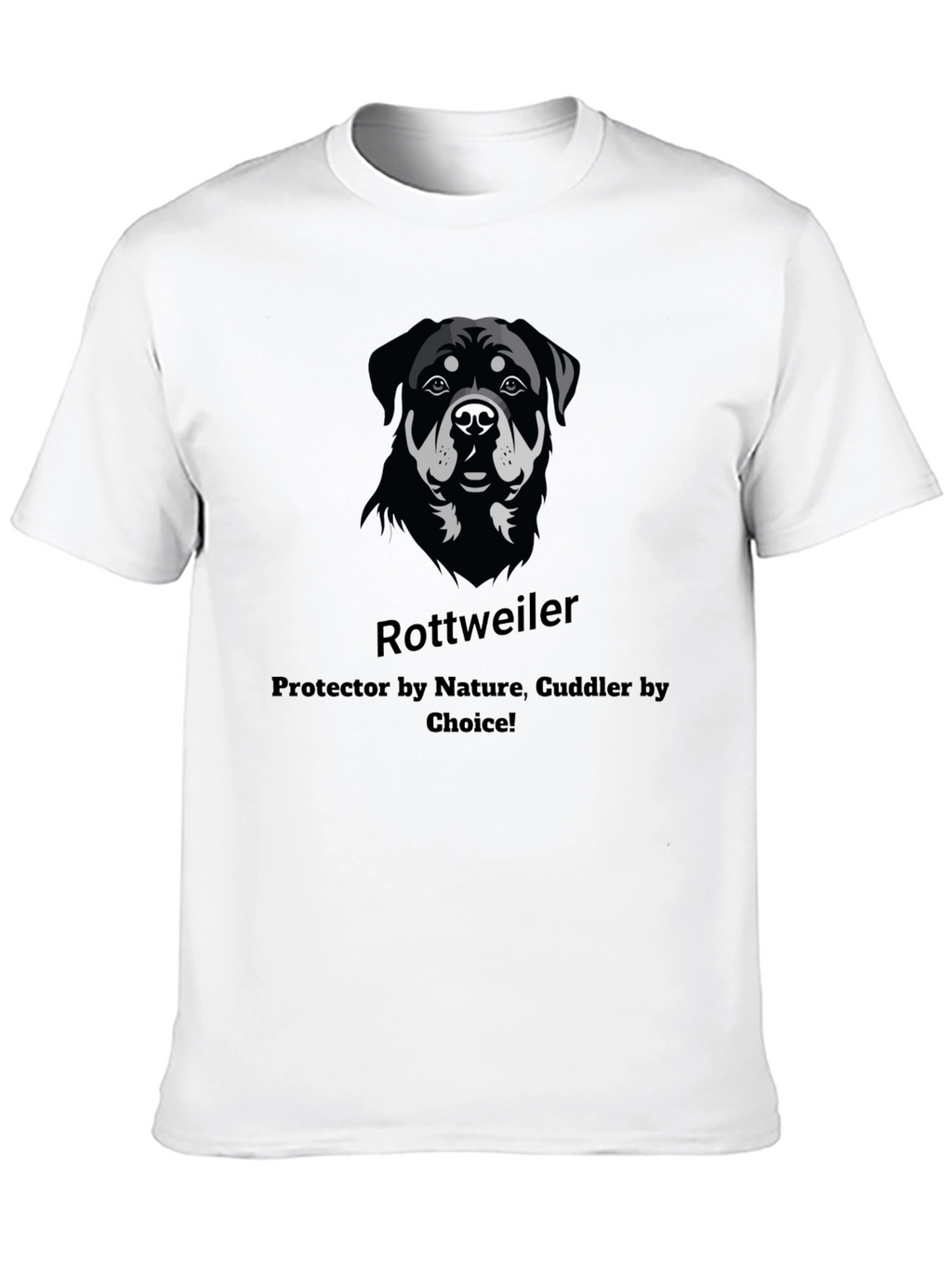 Rottweiler Dog Lover T-Shirt - Protector & Cuddler