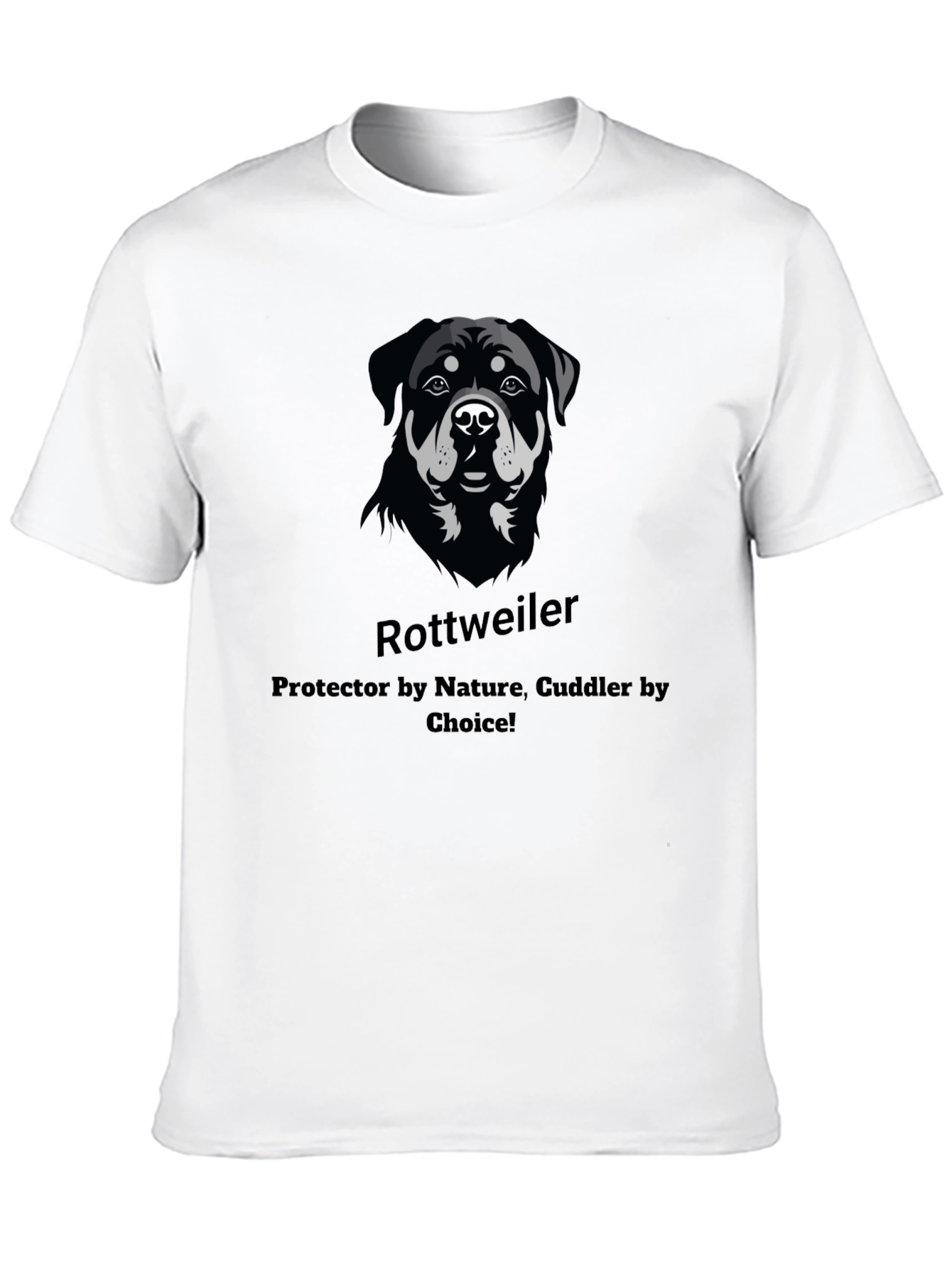 Rottweiler Dog Lover T-Shirt - Protector & Cuddler