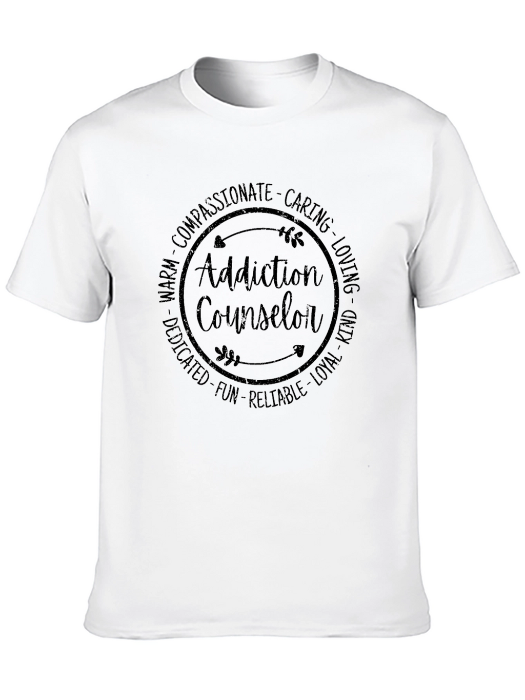 Addiction Counselor Compassionate Caring T-Shirt