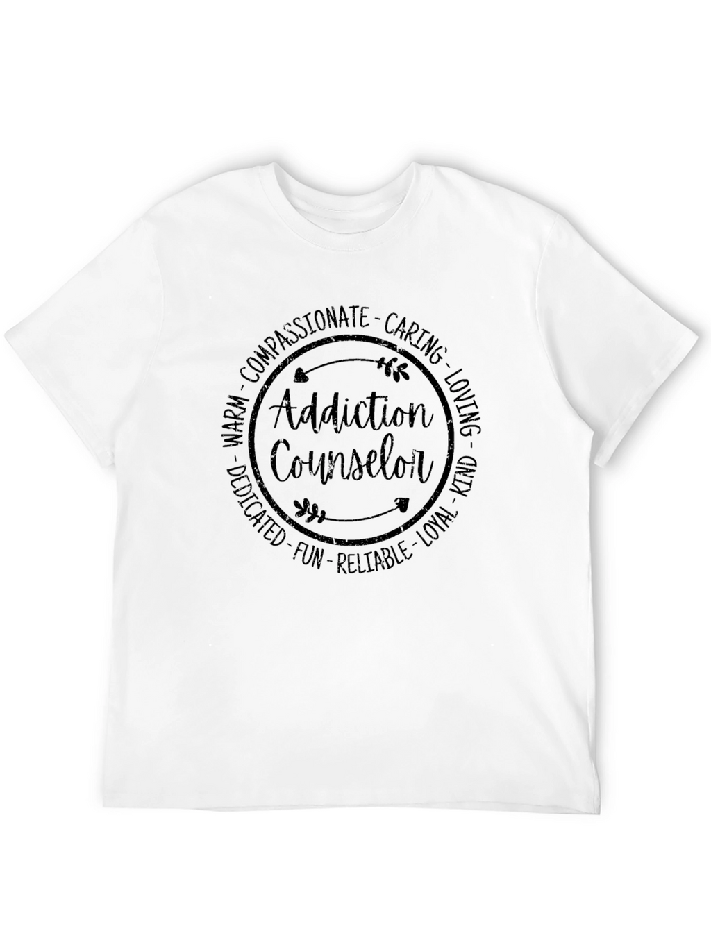 Addiction Counselor Compassionate Caring T-Shirt