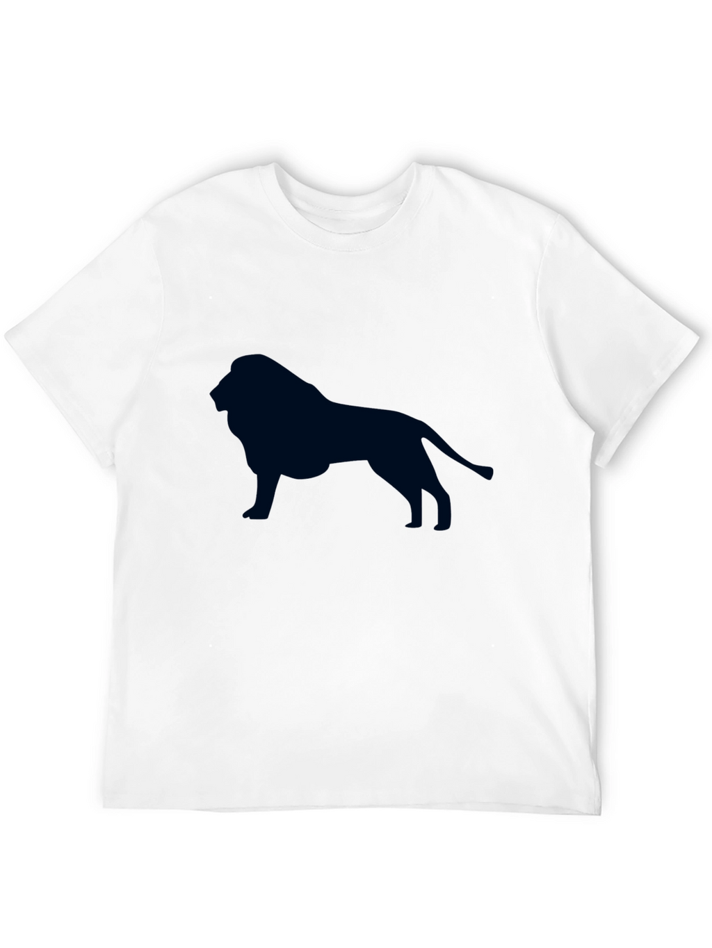 Lion Graphic Tee - Black Cotton