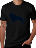 Lion Graphic Tee - Black Cotton