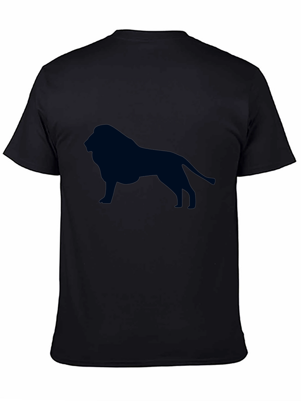 Lion Graphic Tee - Black Cotton