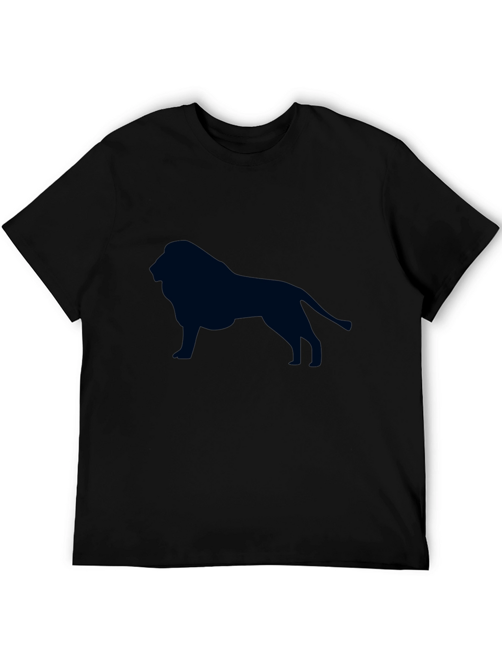 Lion Graphic Tee - Black Cotton
