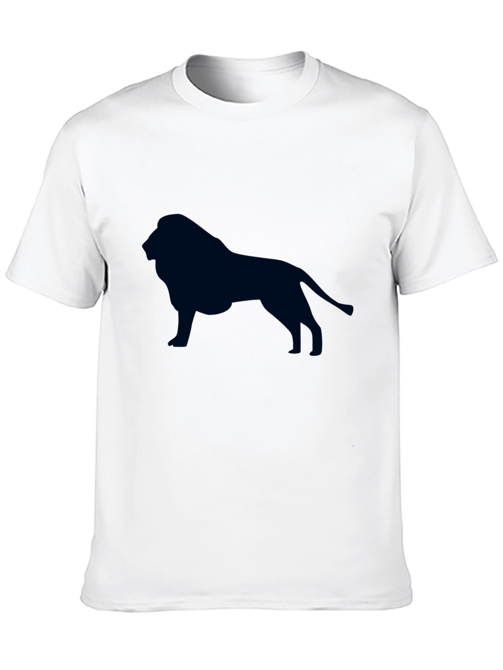 Lion Graphic Tee - Black Cotton