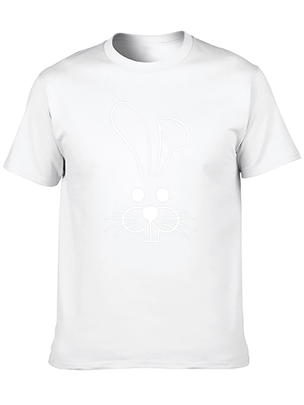 Bunny Face Black T-Shirt