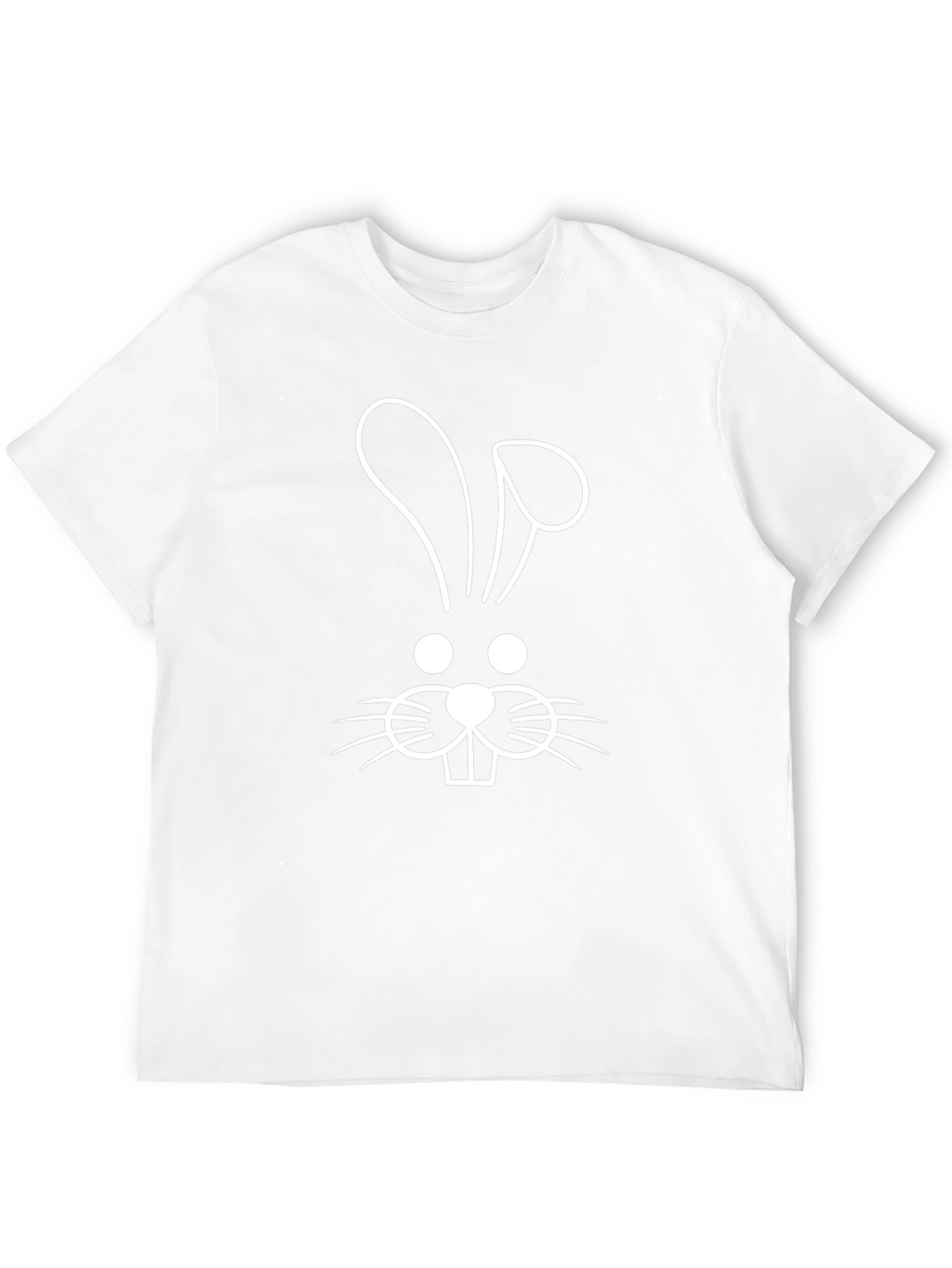Bunny Face Black T-Shirt