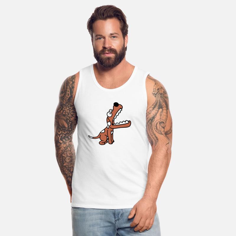 Dog Big Mouth Snout Hunger Looks Up Greedy Eating