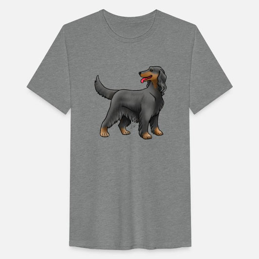 Dog Irish Setter Black And Tan