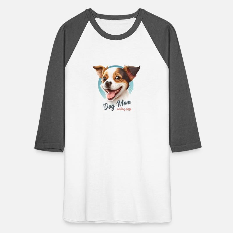 dog mom cuddling puppy, cute little dog, funny pet