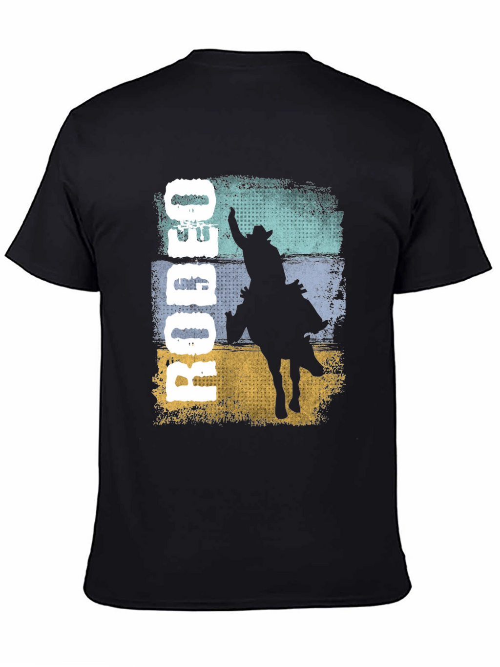 Rodeo Graphic Tee - Cowboy Riding T-Shirt