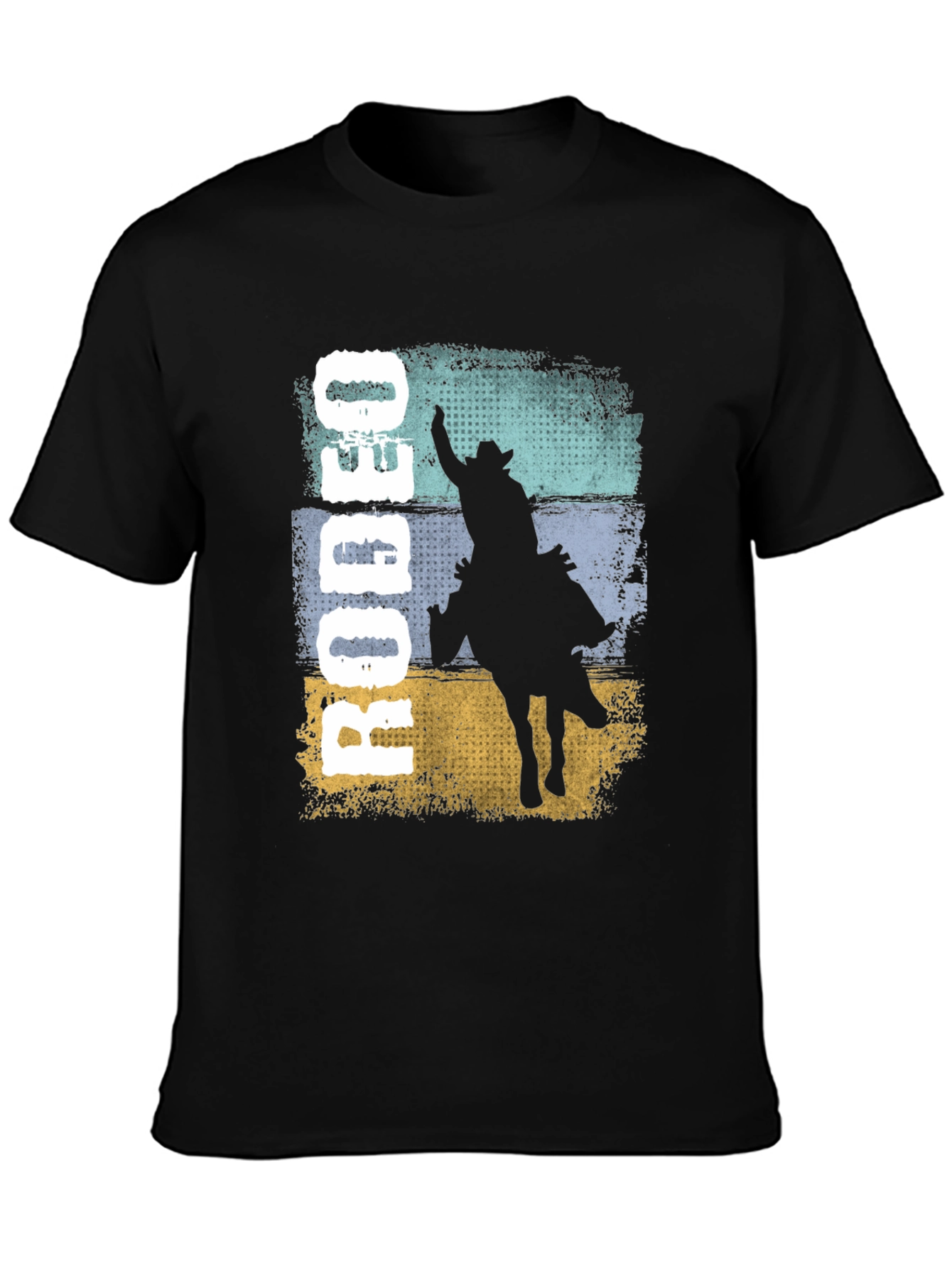 Rodeo Graphic Tee - Cowboy Riding T-Shirt
