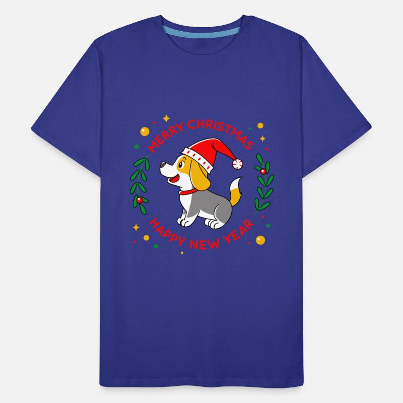 dog8 merry christmas happy new year