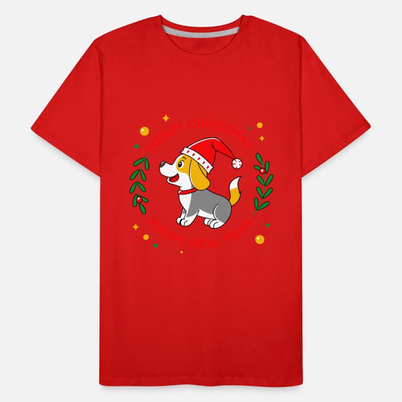 dog8 merry christmas happy new year