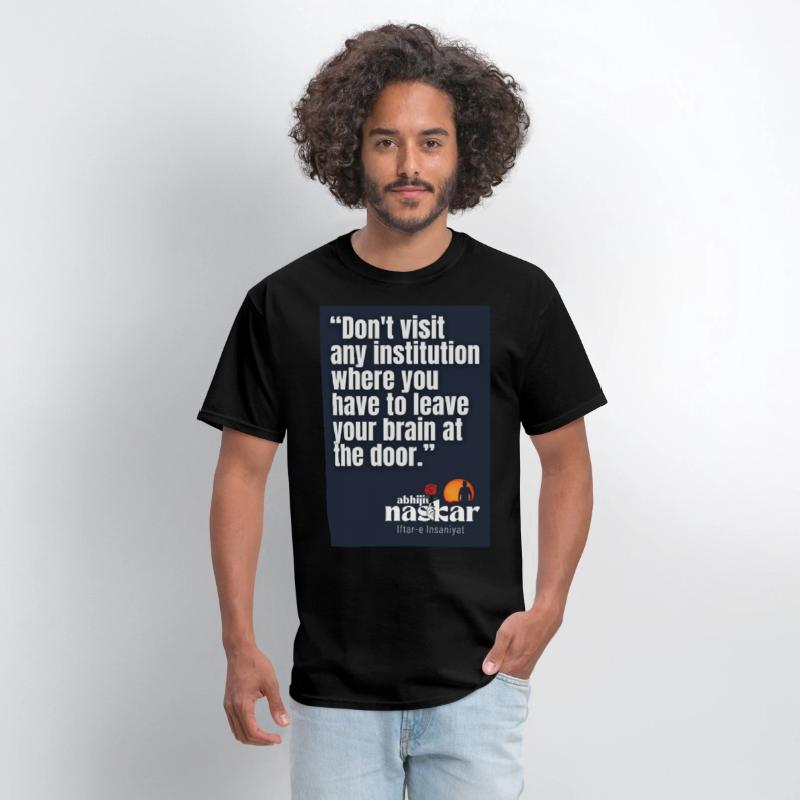 "Don't leave your brain at the door." Naskar