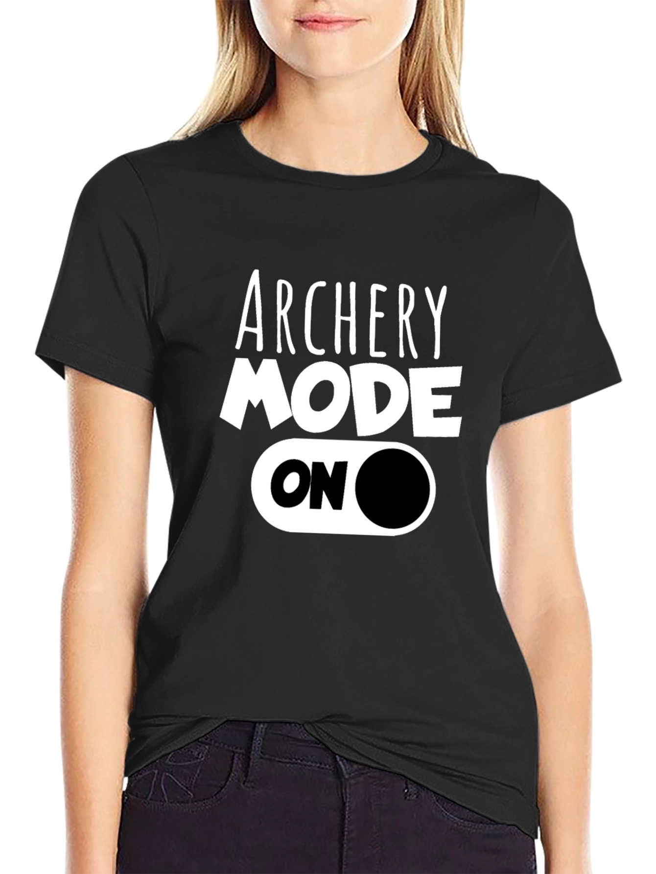 Archery Mode ON T-Shirt - Sporty Graphic Tee