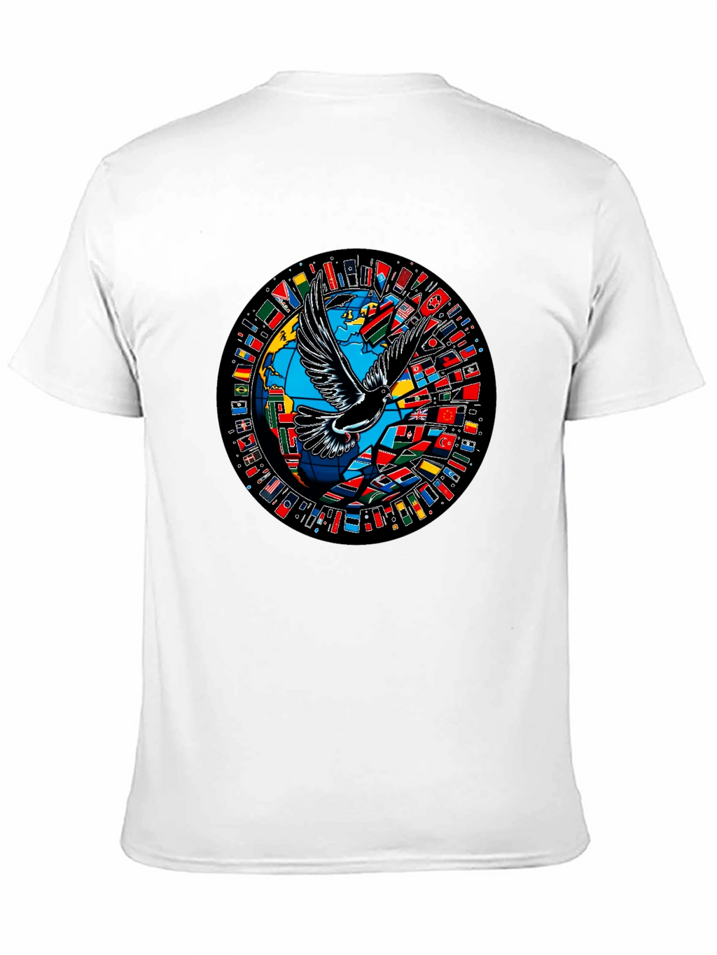 Global Peace Dove Graphic T-Shirt