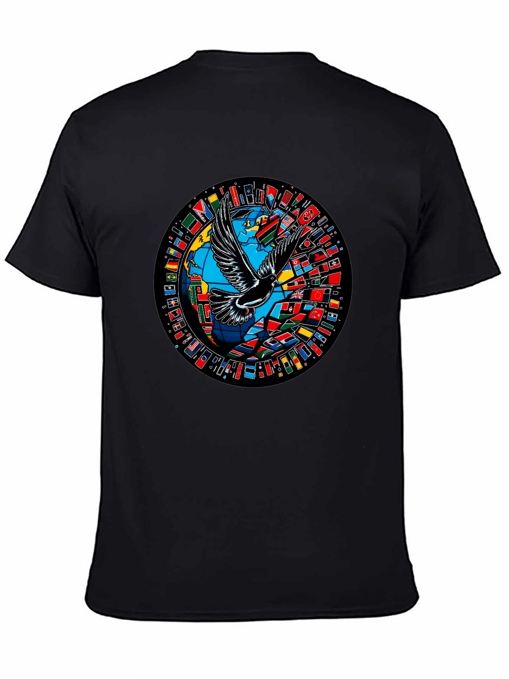 Global Peace Dove Graphic T-Shirt