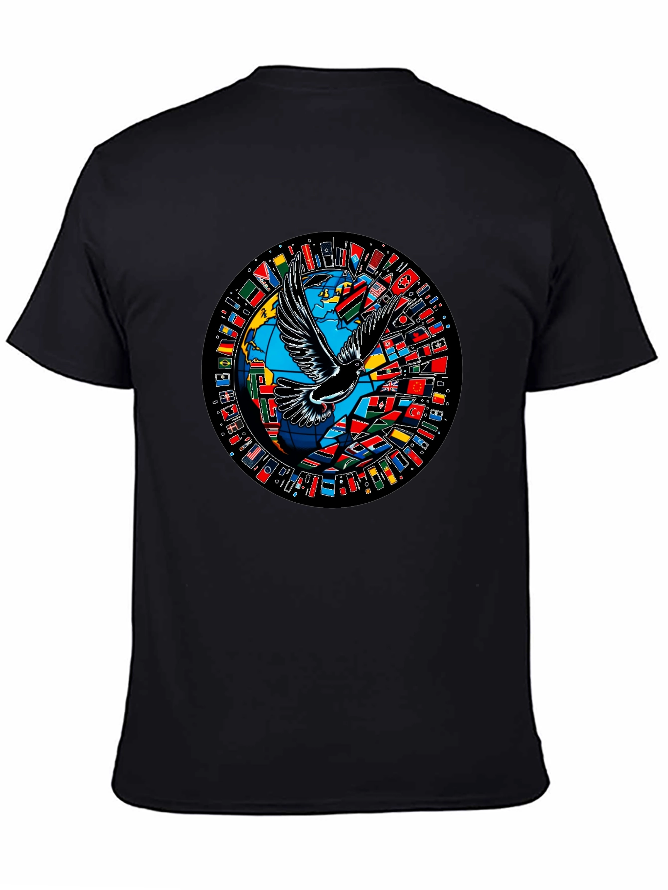 Global Peace Dove Graphic T-Shirt