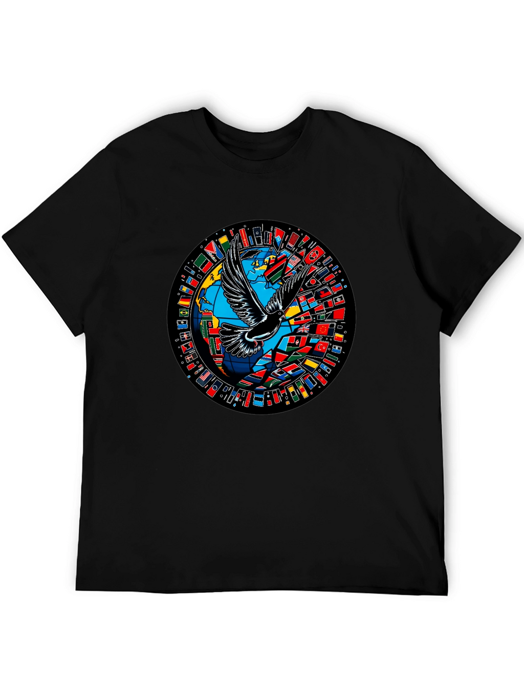 Global Peace Dove Graphic T-Shirt