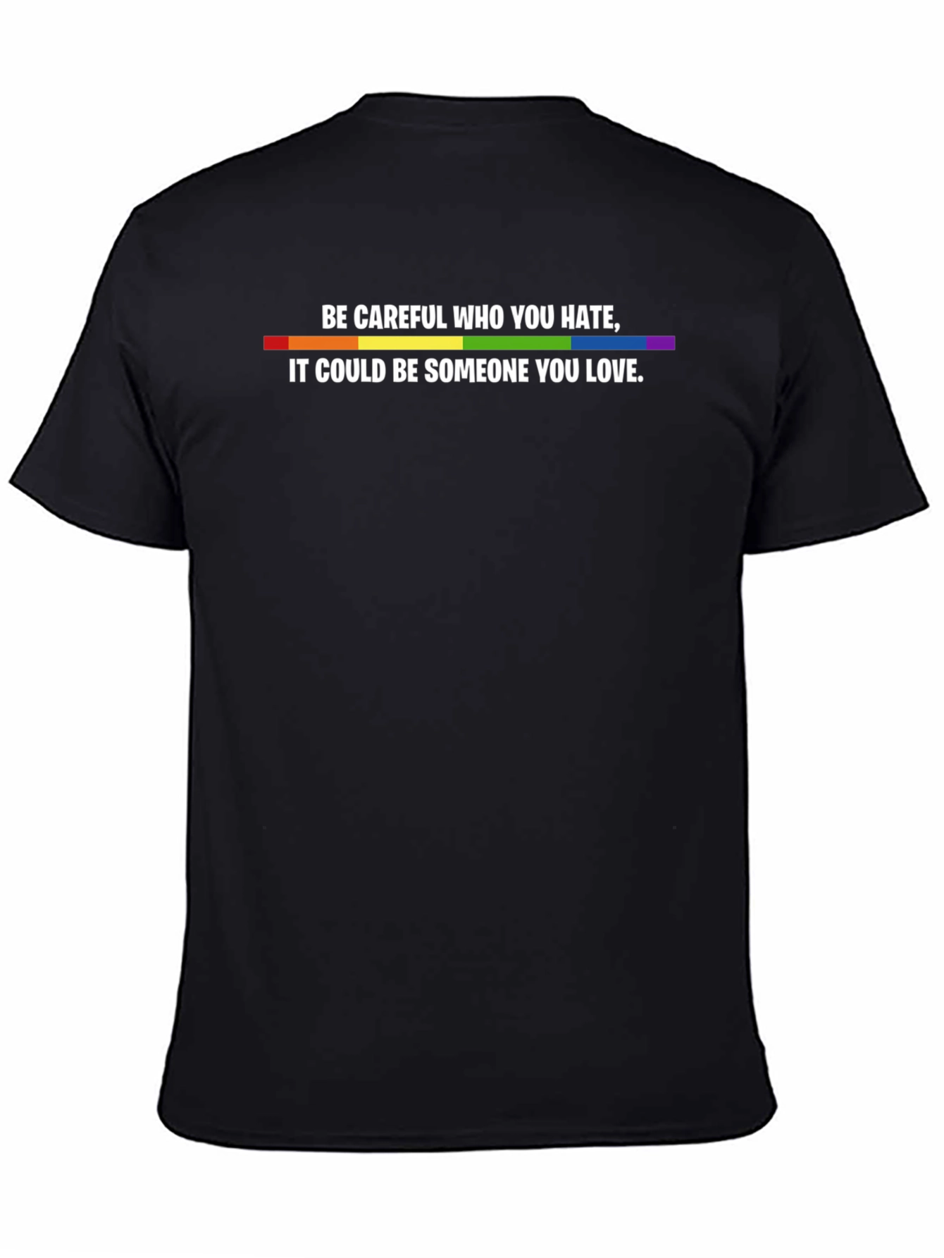 Be Careful Who You Hate LGBTQ+ Pride T-Shirt
