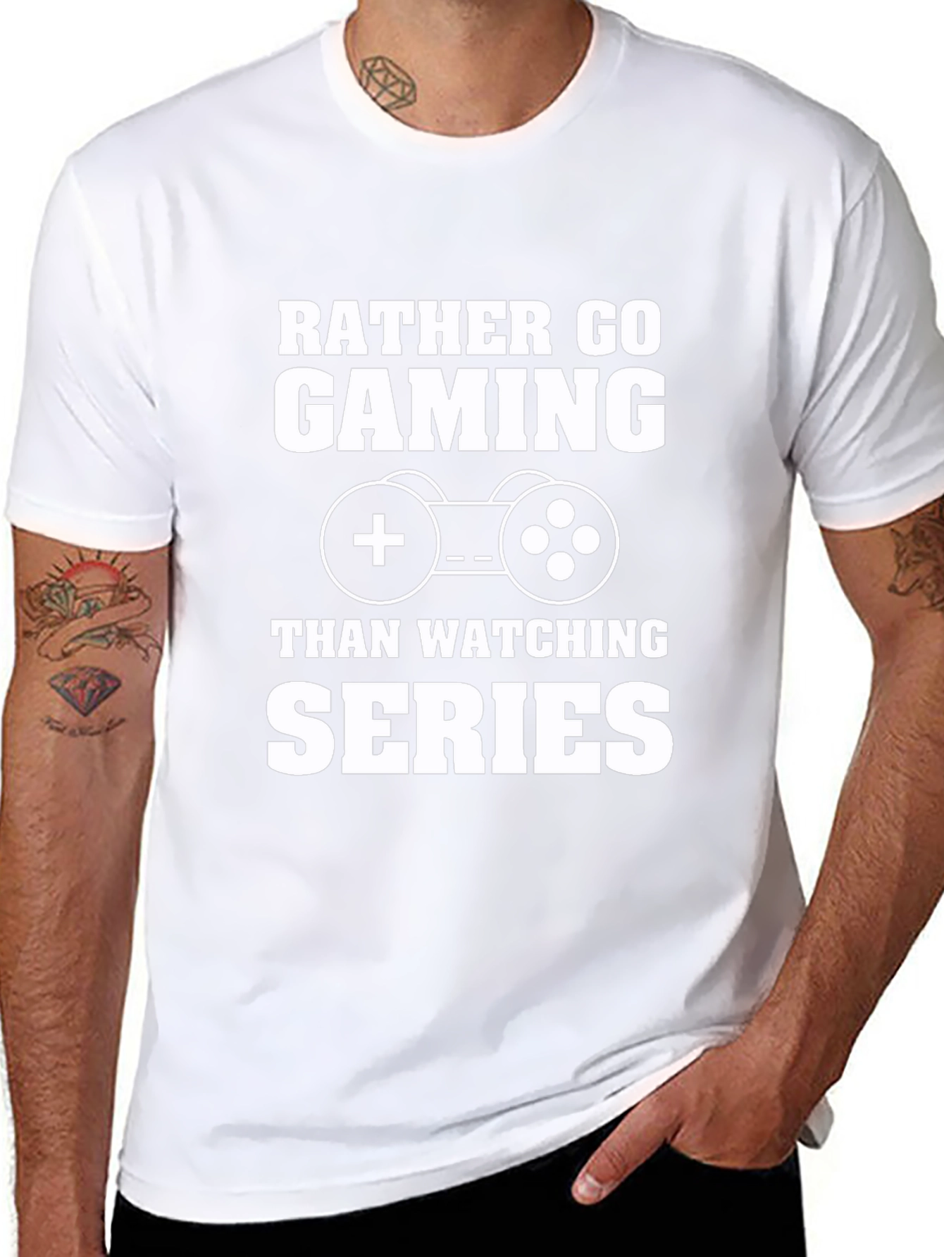 Gamer T-Shirt - Rather Go Gaming
