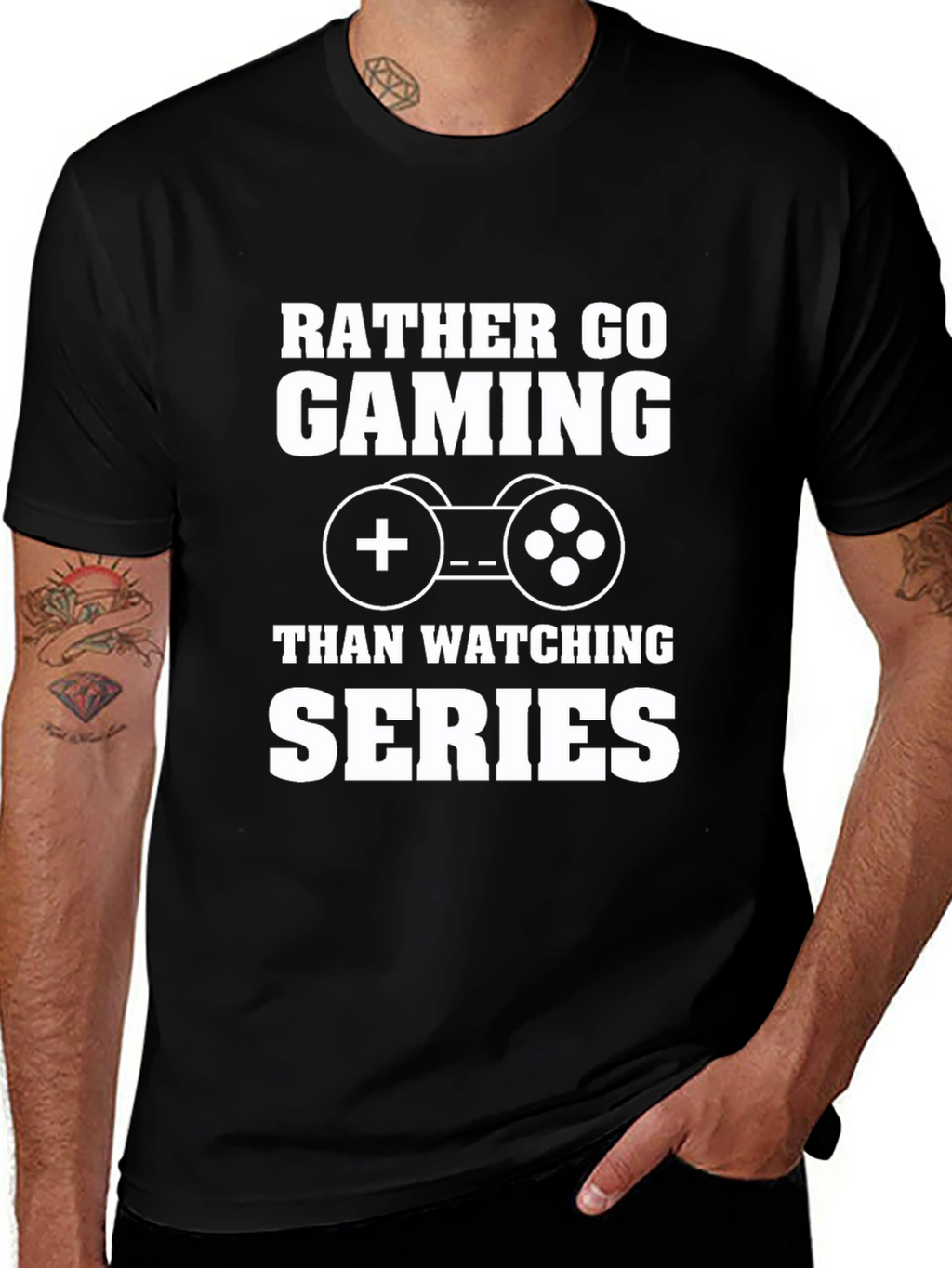Gamer T-Shirt - Rather Go Gaming