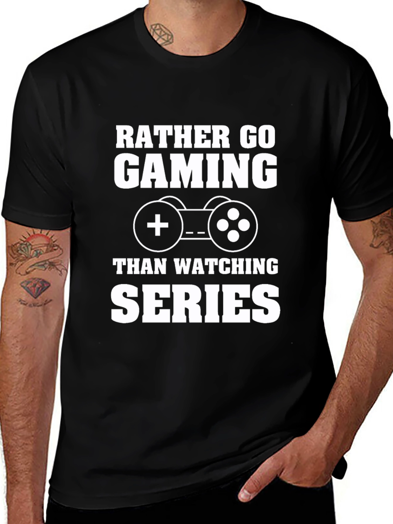 Gamer T-Shirt - Rather Go Gaming