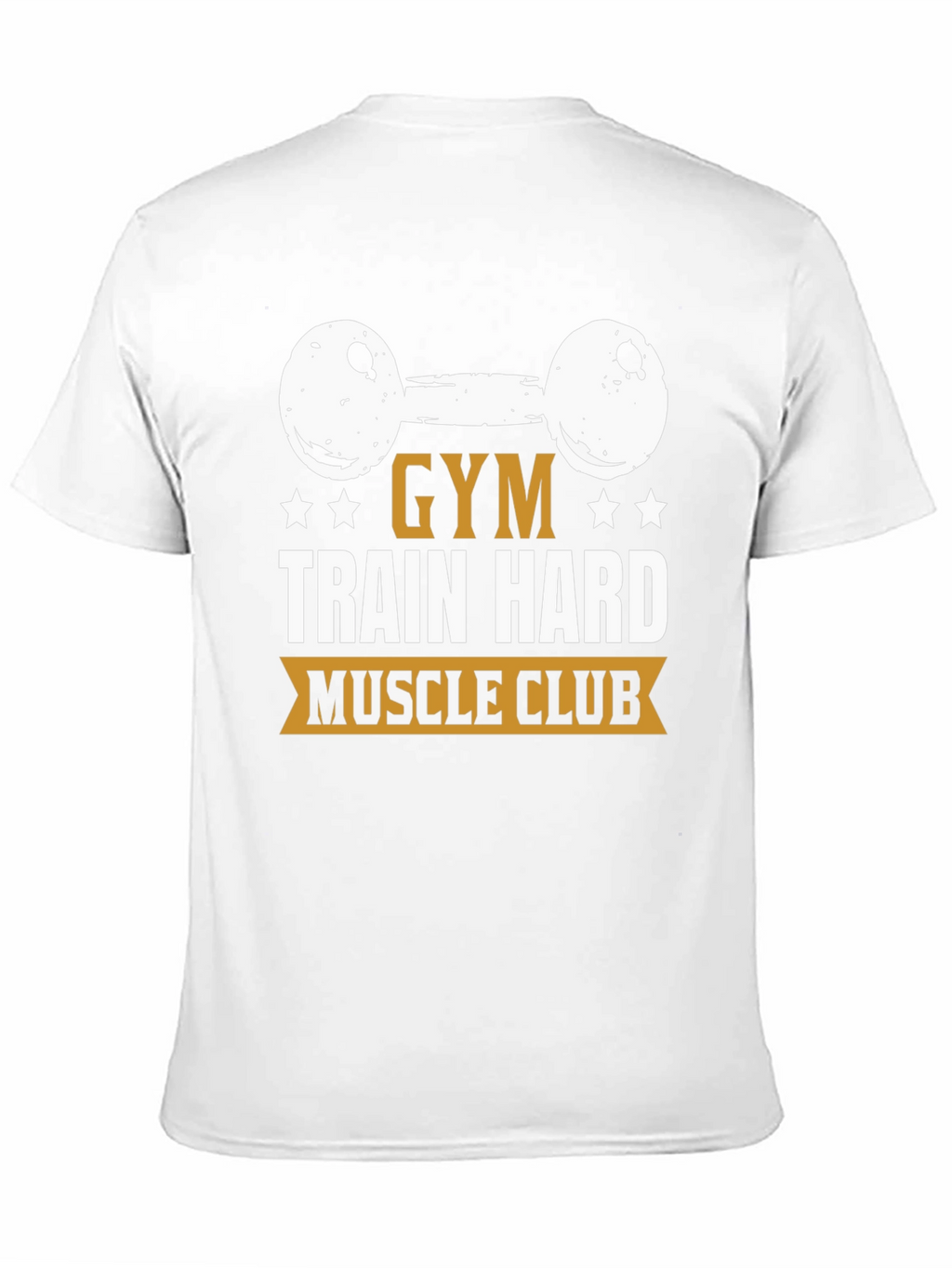 Gym Train Hard Muscle Club Black T-Shirt