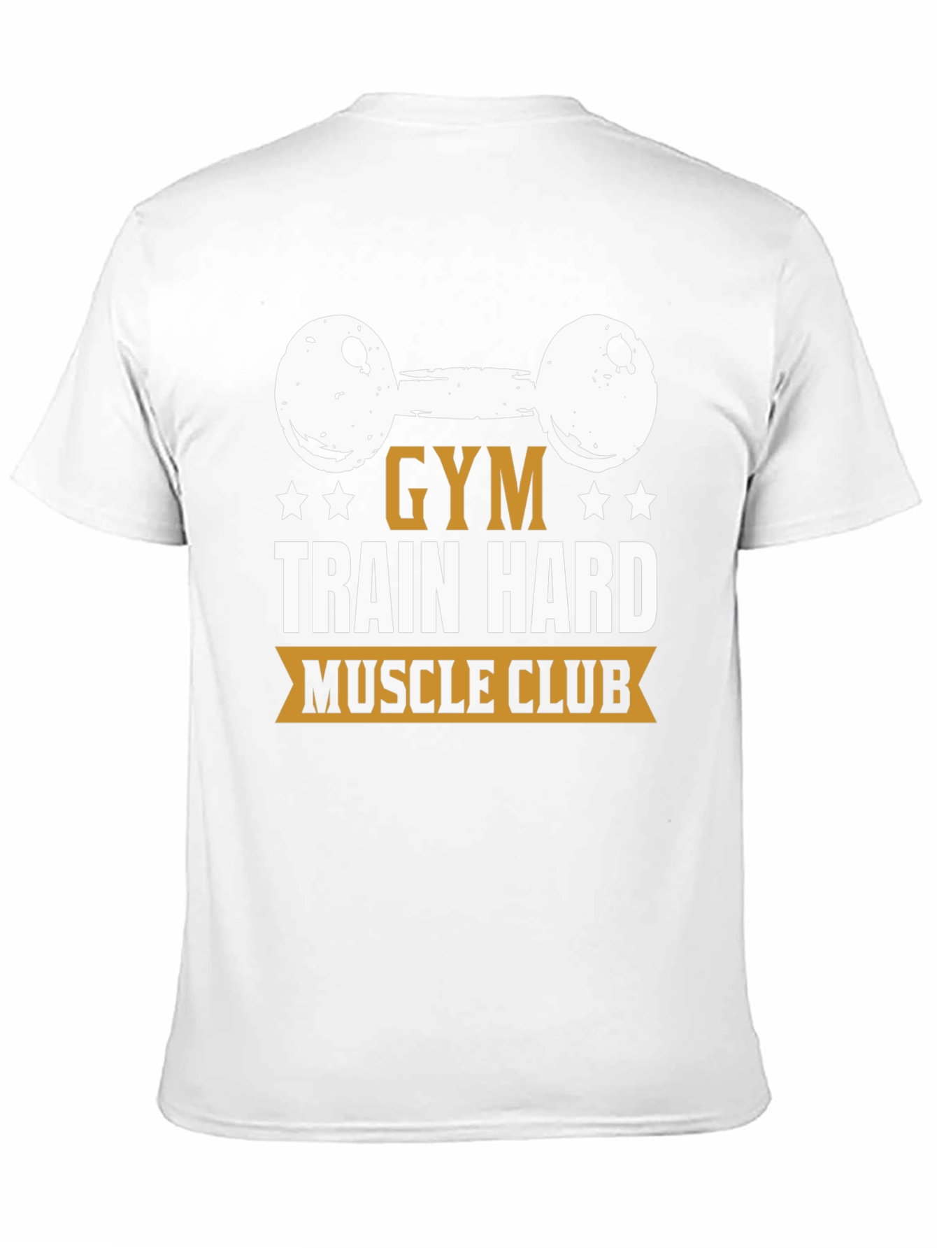 Gym Train Hard Muscle Club Black T-Shirt