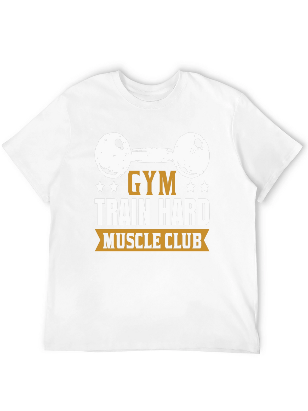 Gym Train Hard Muscle Club Black T-Shirt