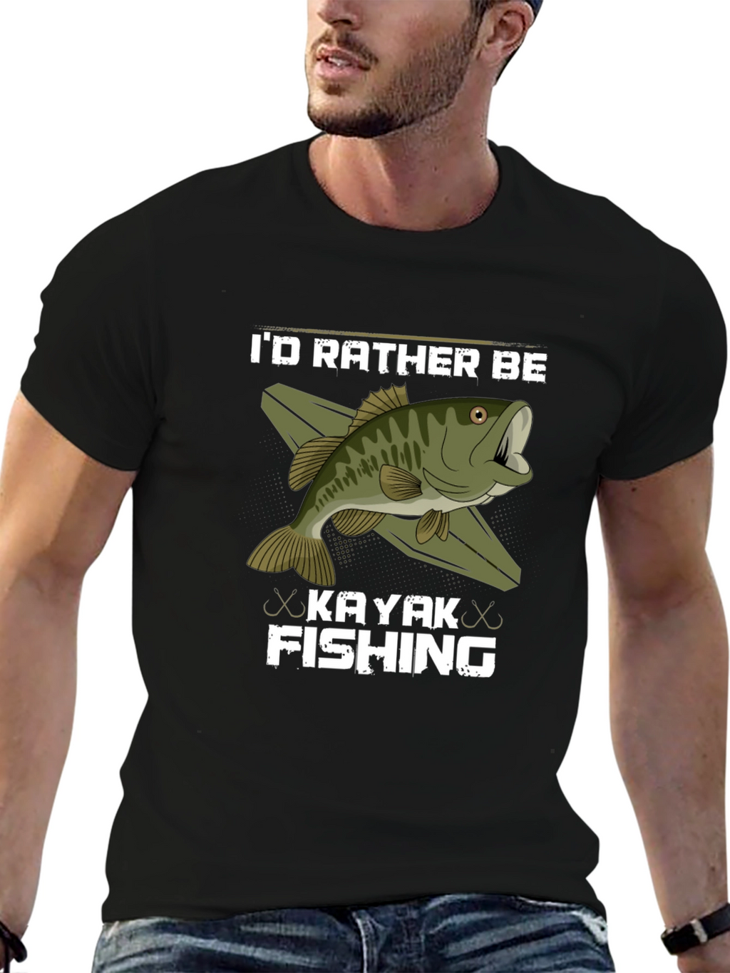 Kayak Fishing T-Shirt - Angler Gift