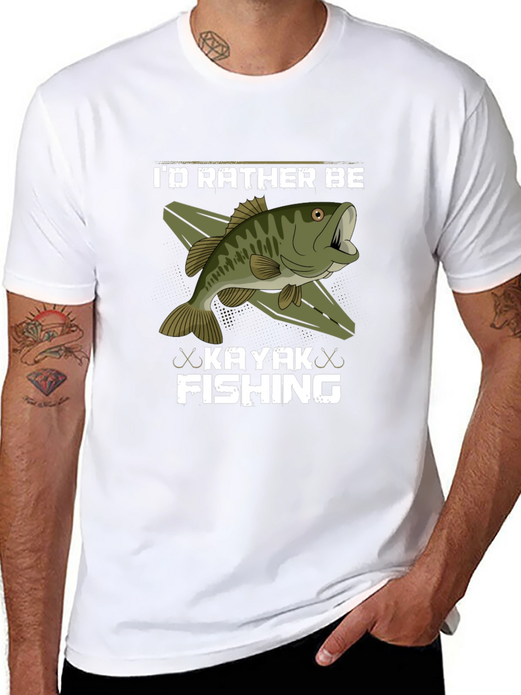 Kayak Fishing T-Shirt - Angler Gift