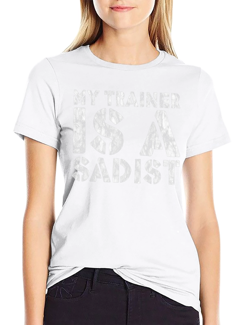 My Trainer is a Sadist Black T-Shirt