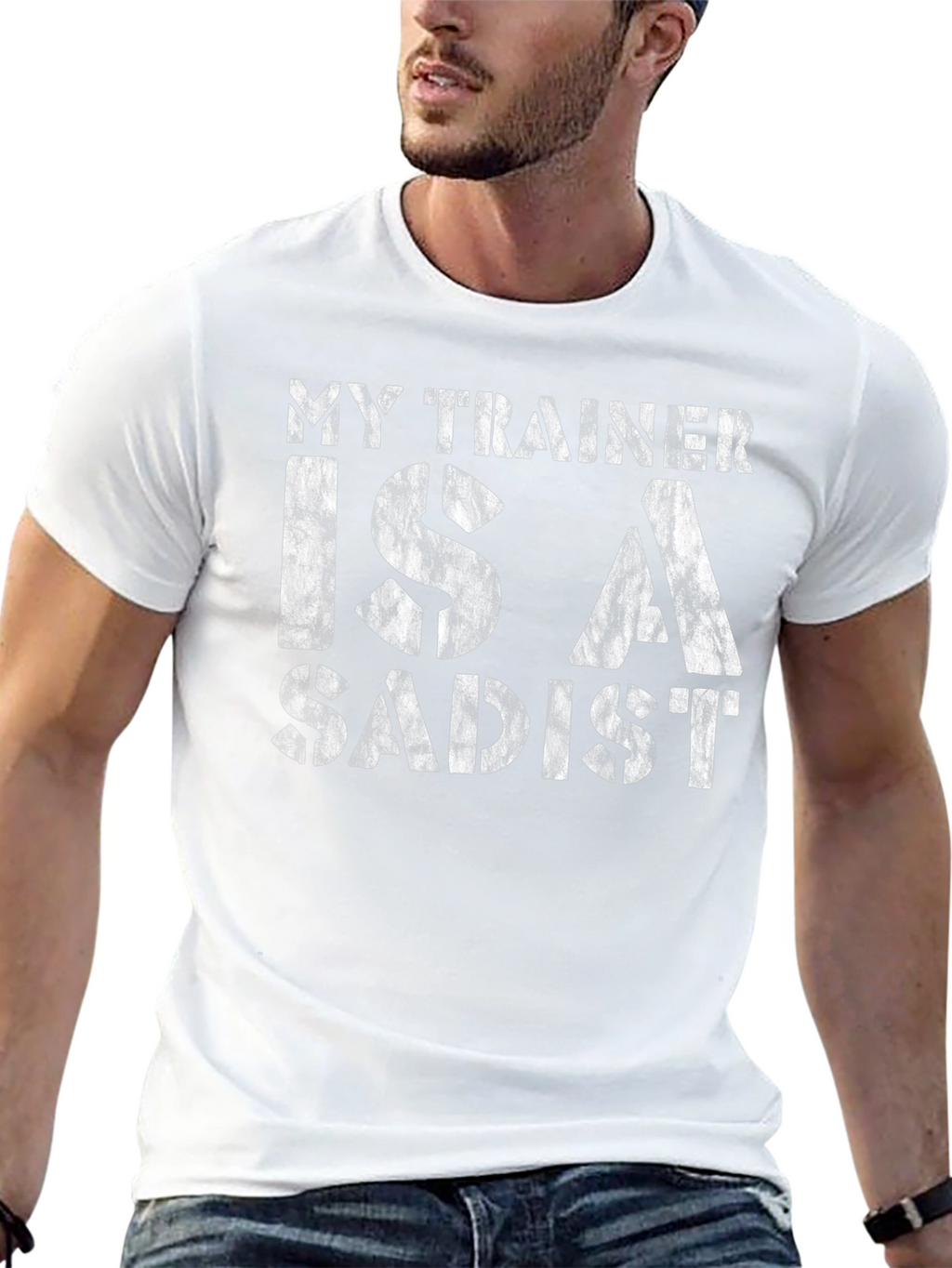 My Trainer is a Sadist Black T-Shirt
