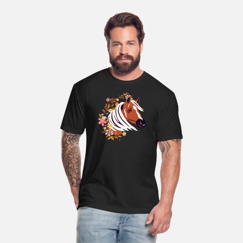 Dream horse with Flowers Vintage