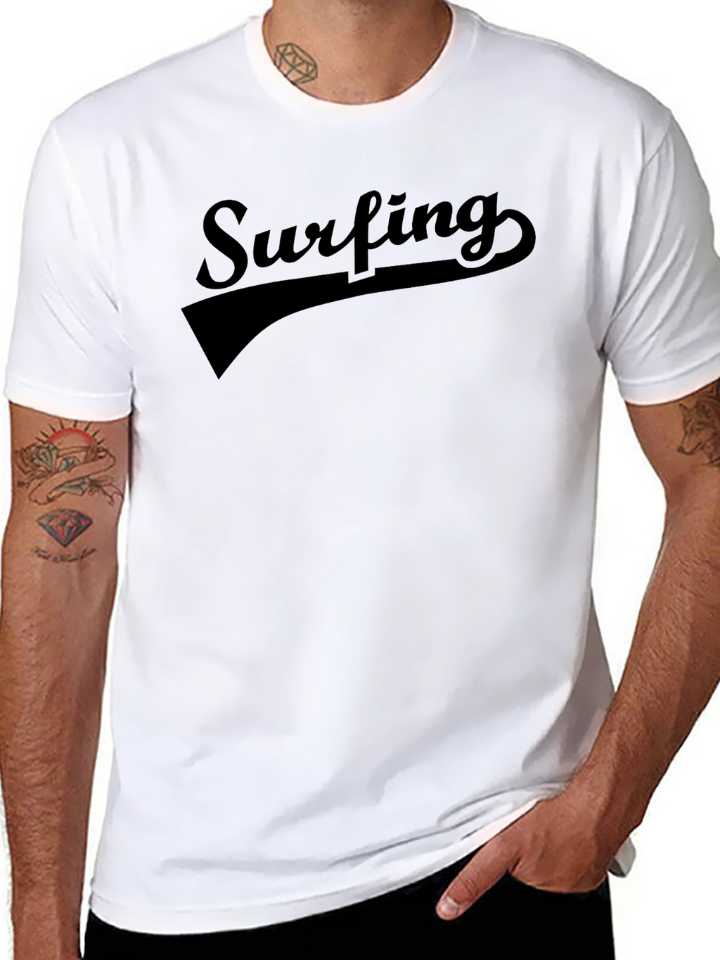 Surfing Graphic Tee - Casual Cool Style