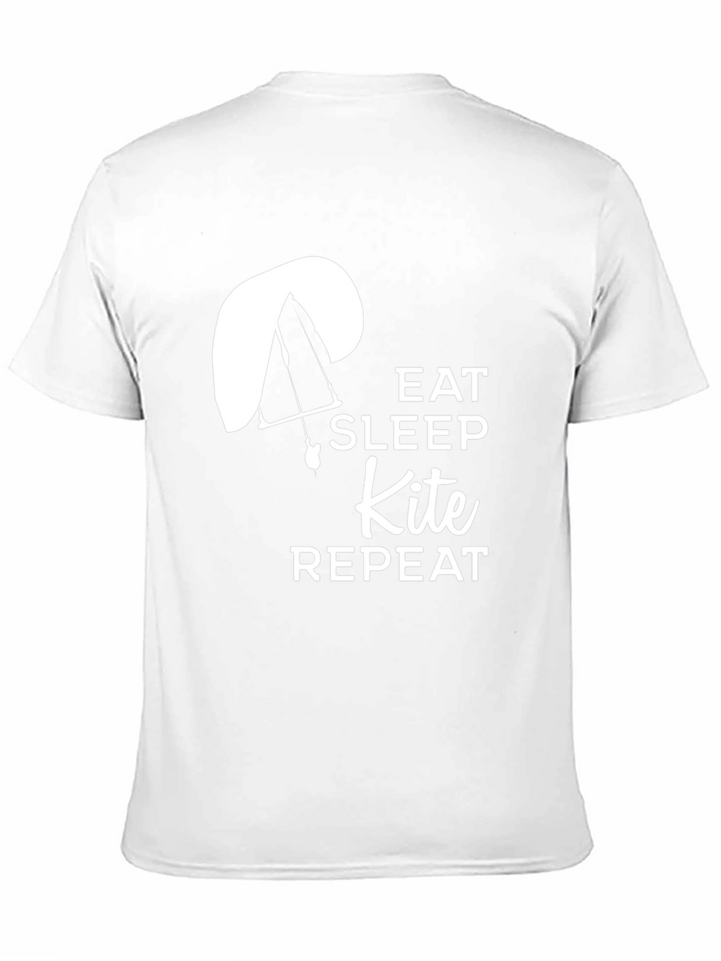 Eat Sleep Kite Repeat T-Shirt - Paragliding Design
