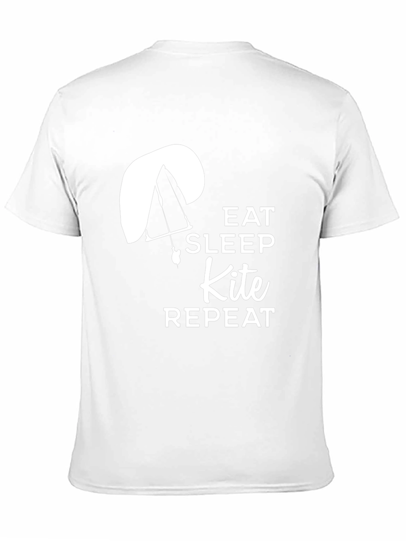 Eat Sleep Kite Repeat T-Shirt - Paragliding Design