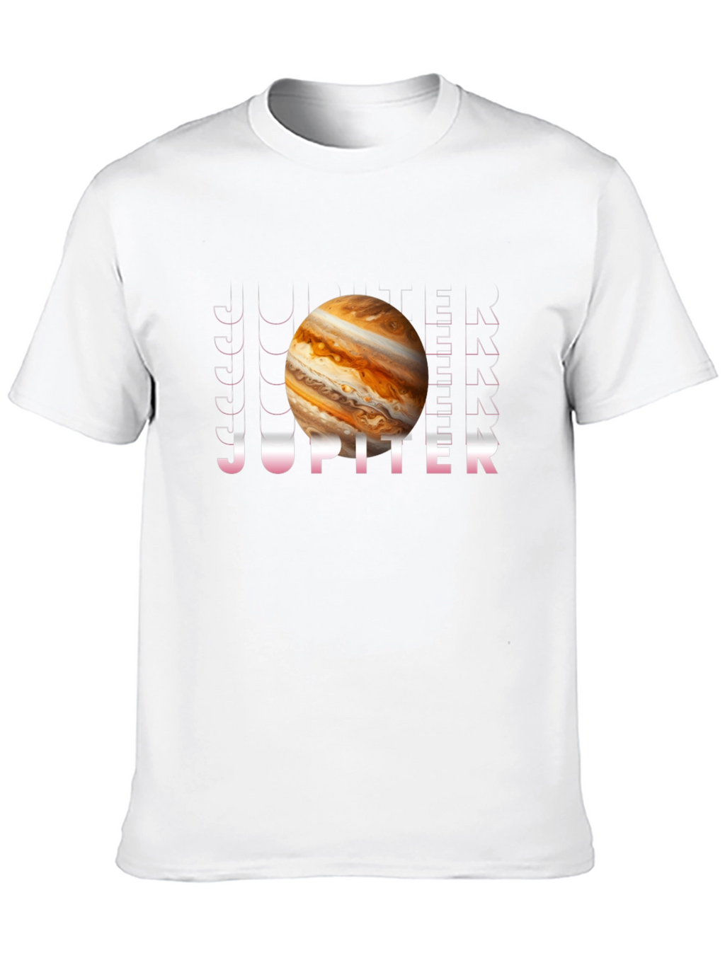 Jupiter Planet Graphic Black T-Shirt