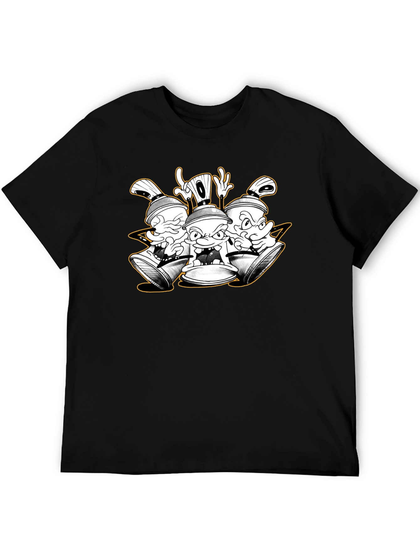 Cartoon Spray Paint Can Graphic Tee