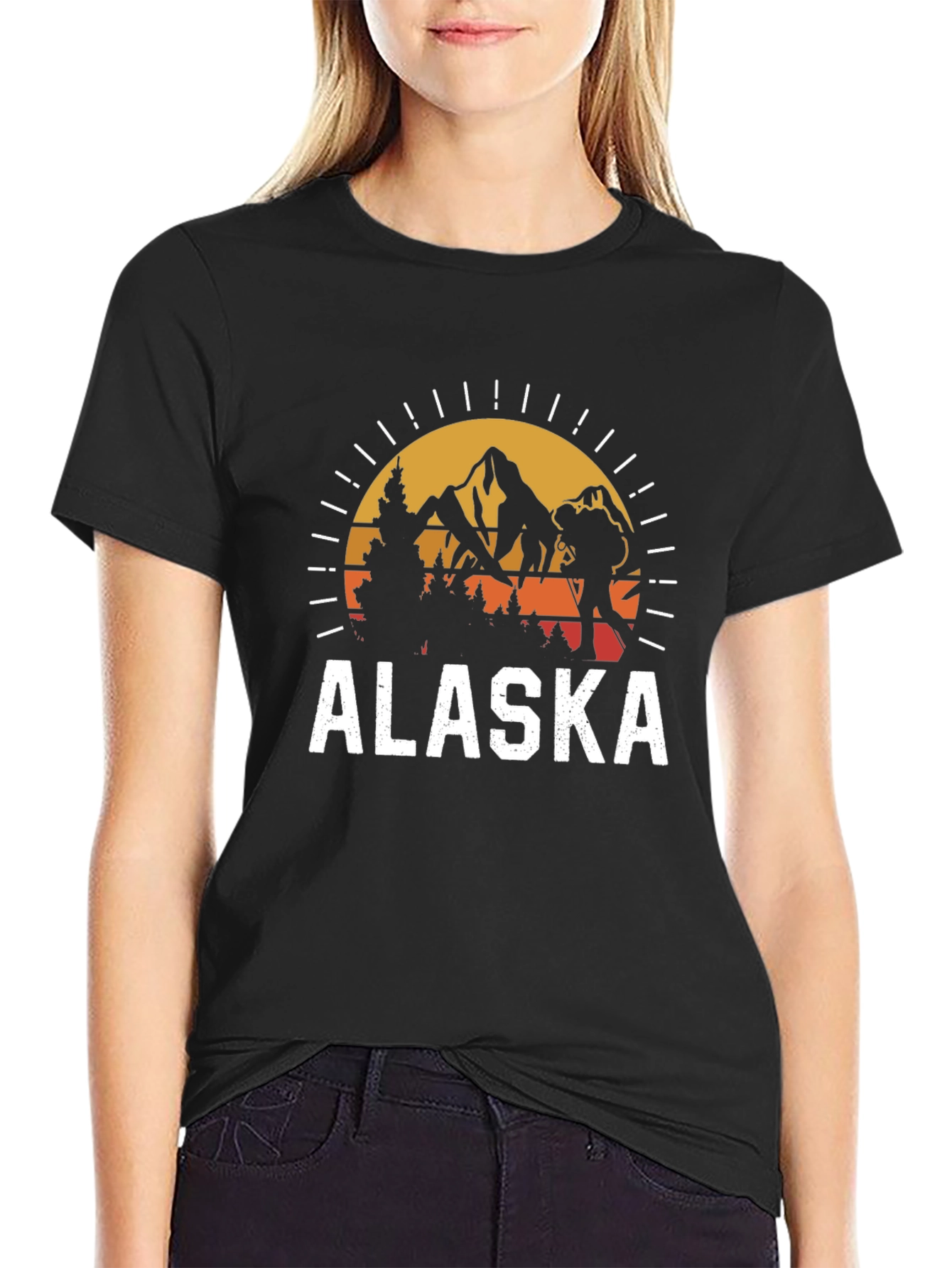 Alaska Adventure T-Shirt - Mountains & Hiking Design