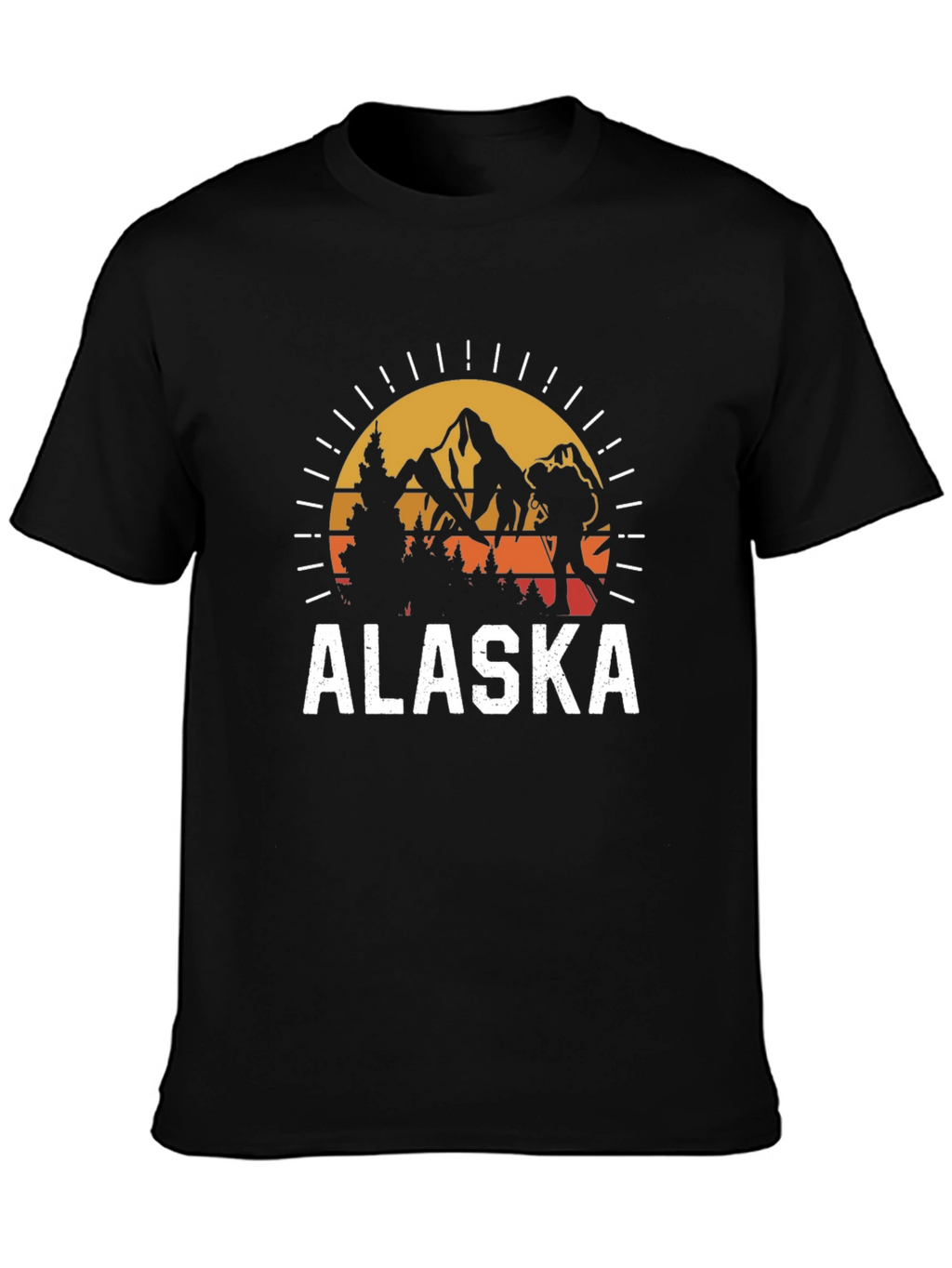 Alaska Adventure T-Shirt - Mountains & Hiking Design