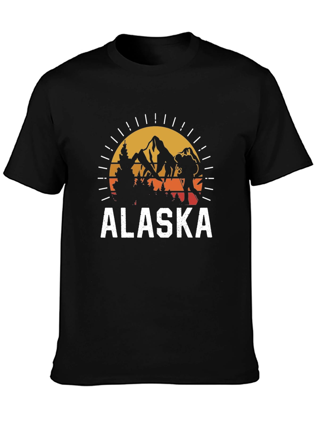 Alaska Adventure T-Shirt - Mountains & Hiking Design