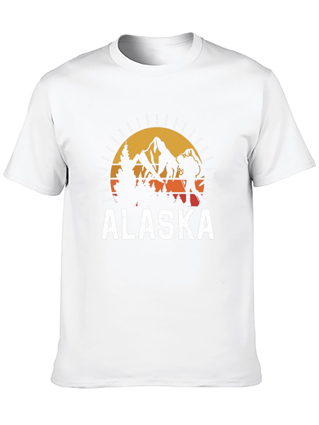 Alaska Adventure T-Shirt - Mountains & Hiking Design
