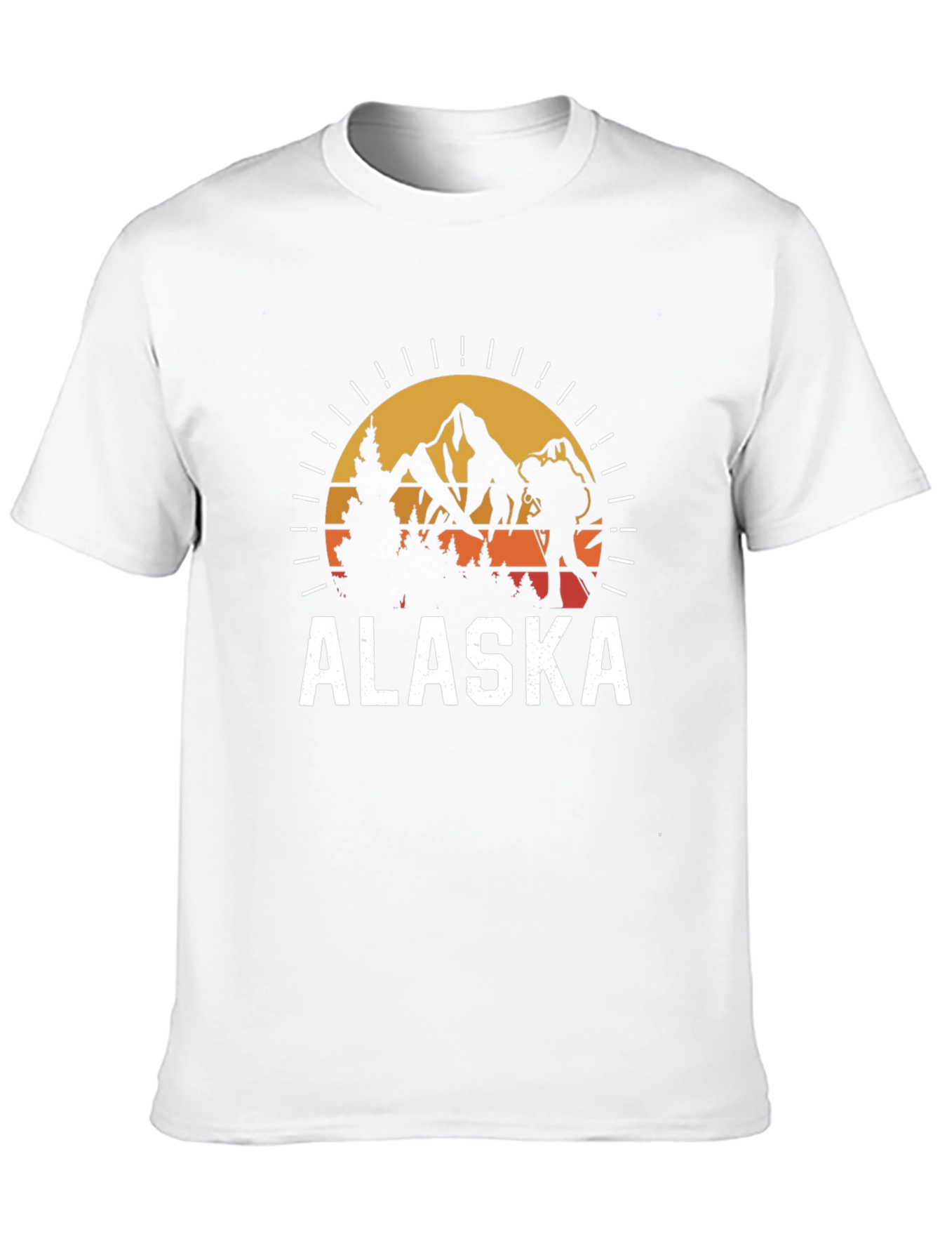Alaska Adventure T-Shirt - Mountains & Hiking Design