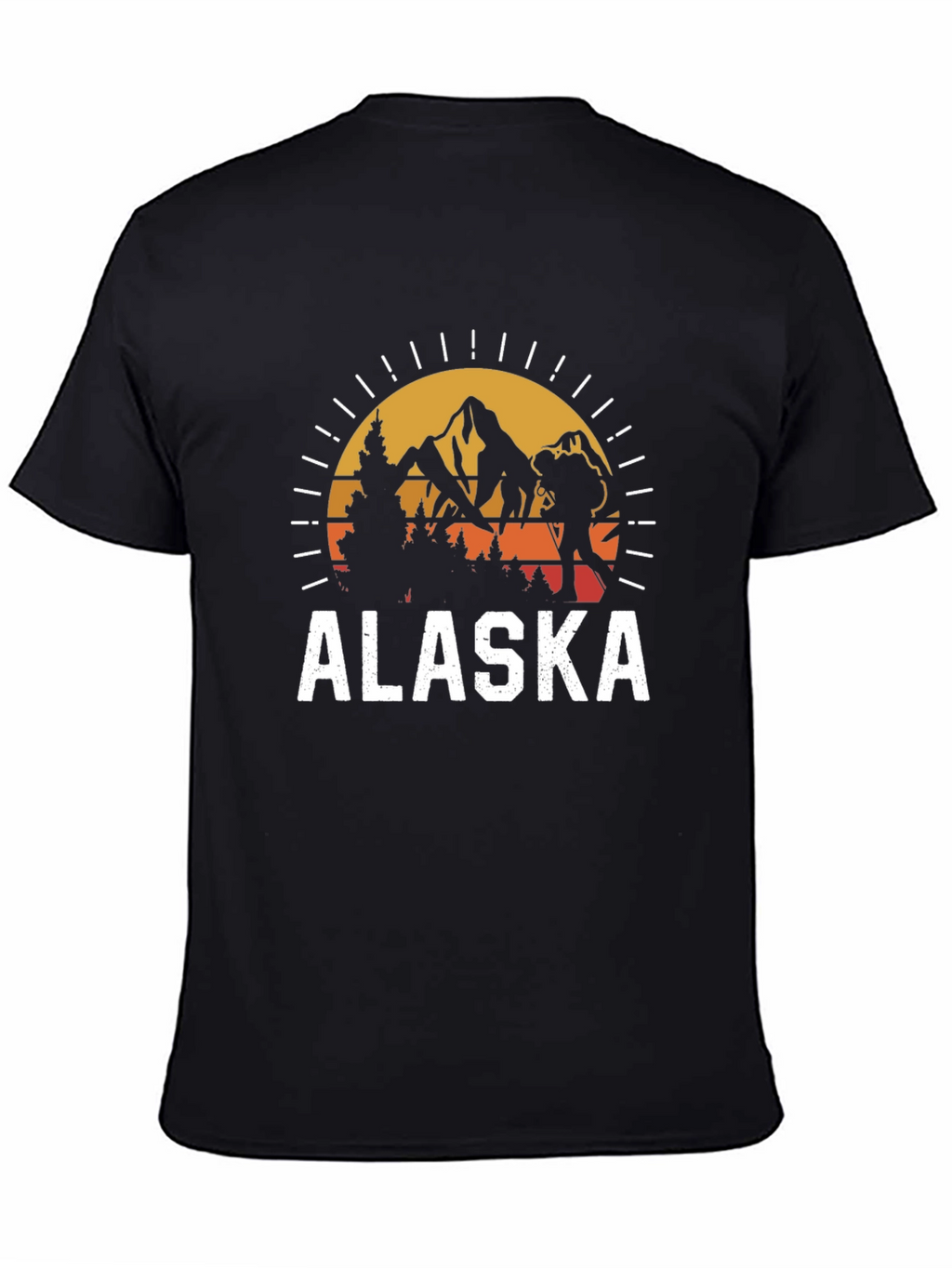 Alaska Adventure T-Shirt - Mountains & Hiking Design