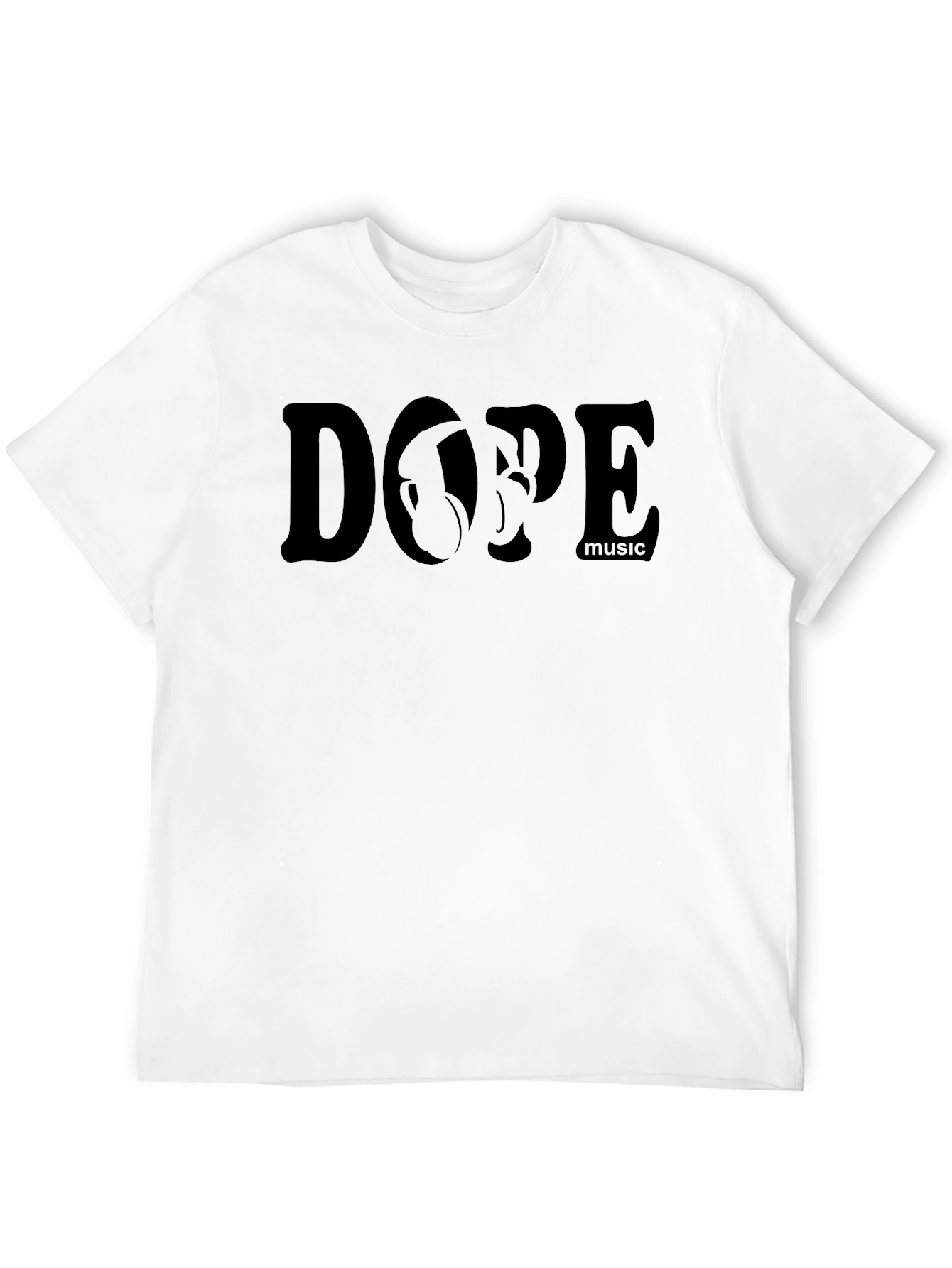 Dope Music Graphic Black T-Shirt