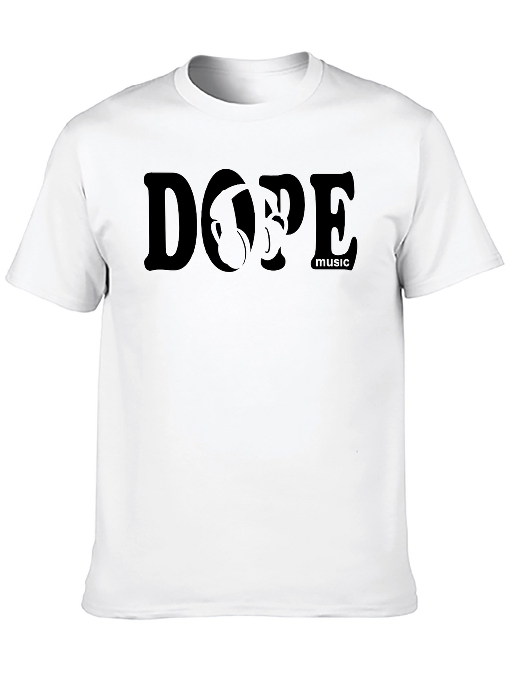 Dope Music Graphic Black T-Shirt