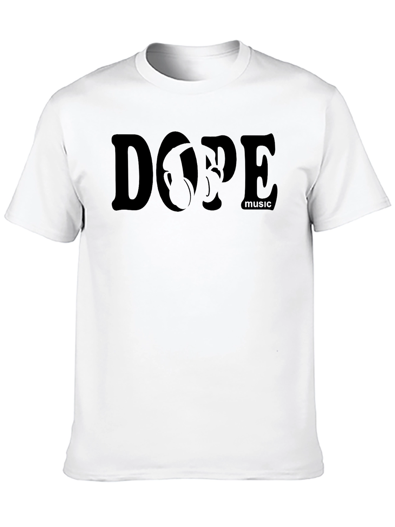 Dope Music Graphic Black T-Shirt